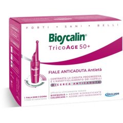 bioscalin tricoage 50+ anticaduta e anti-eta' capelli donna 1 mese (10 fiale)